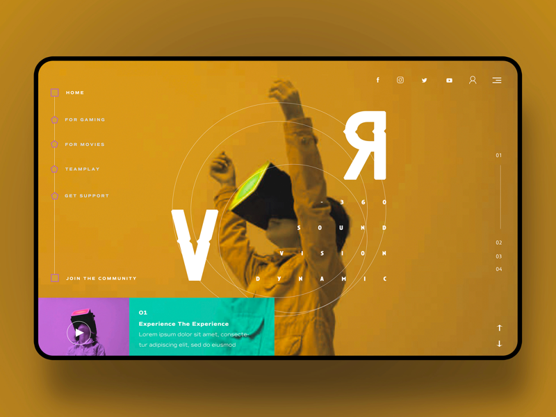 VR Ui Design Concept virtual reality photography interface design inspiration graphic design uiux ux ui ux design ui design web design