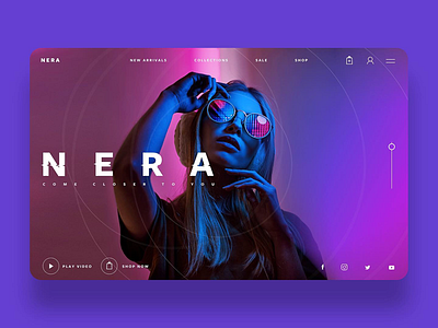 Nera Ui Design Concept branding design inspiration graphic design interface photography ui ui design uiux ux ux design web design