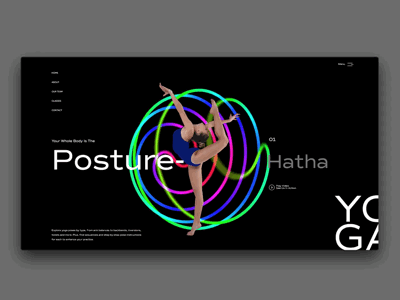 Posture - Ui Design Concept daily design design inspiration graphic design photography ui ui design uiux ux ux design web design yoga