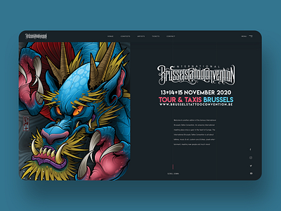 Brussels Tattoo Convention ui/ux design