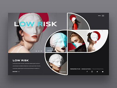 Low Risk ui design concept design inspiration graphic design logo design photography ui ui design ux ux design web design