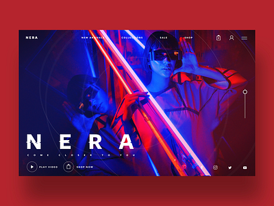 NERA ui design concept daily design design inspiration fashion graphic design logo design photography ui design ux design web design