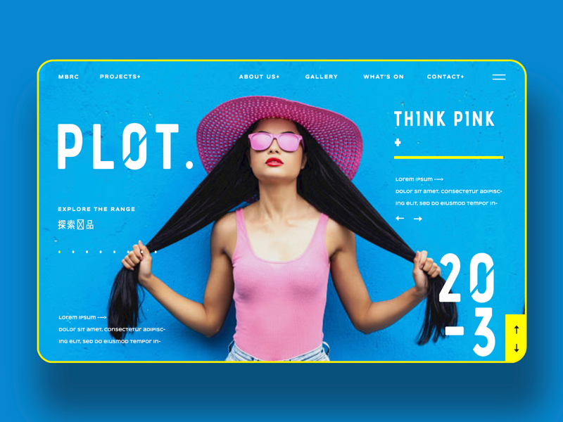 Plot ui design concept. design inspiration fashion photography ui ux ux design graphic design ui design logo design web design