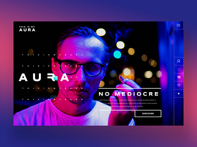 Aura 1.2 - No Mediocre Ui Design Concept daily design design inspiration graphic design logo design photography ui design uiux ux design web design