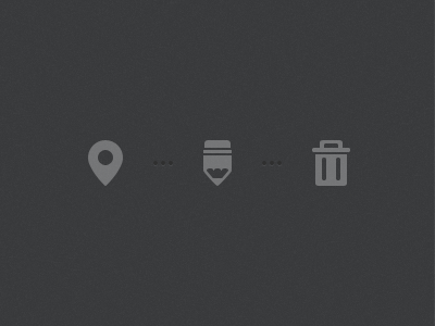 Location Reminder Icons design development icons ios iphone ui