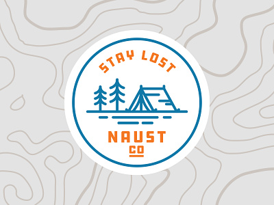 Stay Lost Badge, Naust Co.