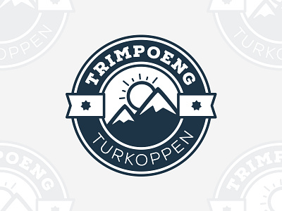 Trimpoeng Badge badge mountains norway trimpoeng
