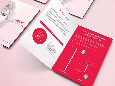 Levosert Brochure brochure graphic design levosert medical print