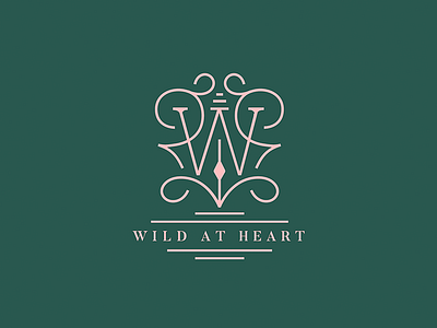 WIld at Heart brand logo logo concept