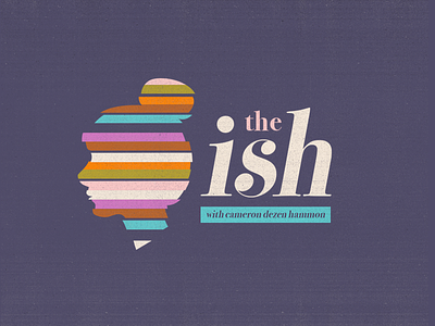 Podcast Artwork for The Ish art branding illustration podcast
