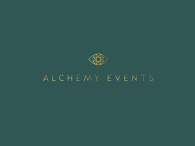 Alchemy Events brand brand identity business card logo visual identity