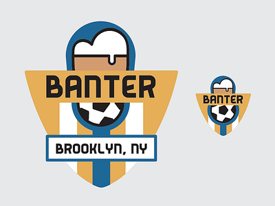 Banter | Logo bar brooklyn football futbol logo mark new york new york city soccer