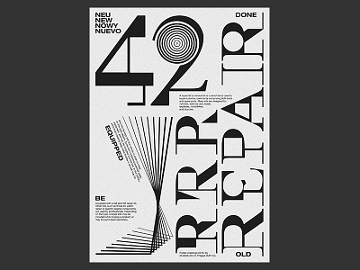 Typography poster tests