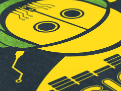 Dyn T-Shirt Design illustrator music poster robot screen print software tshirt vector