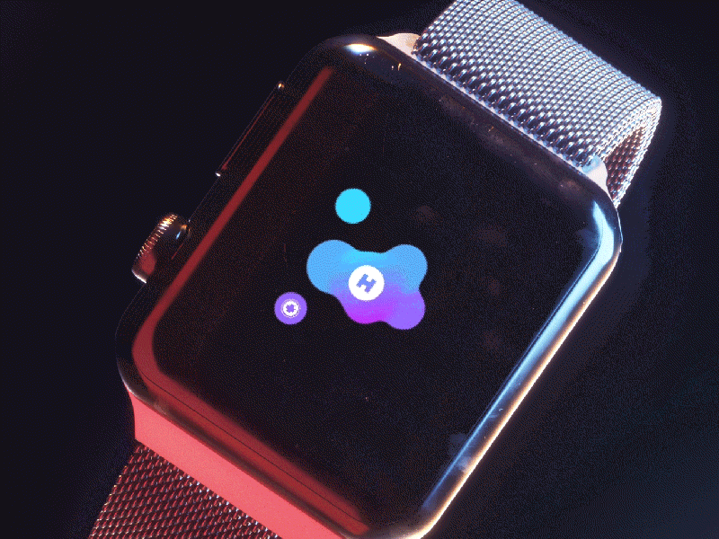 Medical Device UI animated apple gif health hospital iot iwatch medical prototype smart ui watch