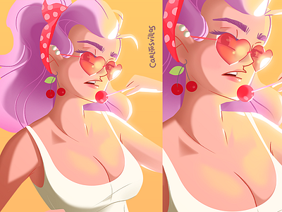Lola cherry girl hot lola lolita lollipop pinup sensual sunglasses
