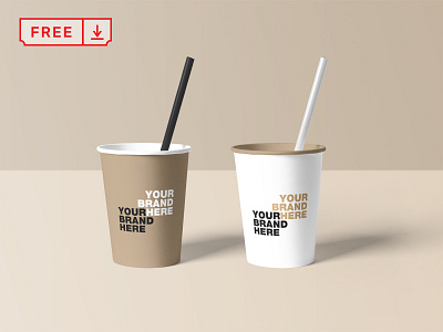 Free Paper Cup Mockups