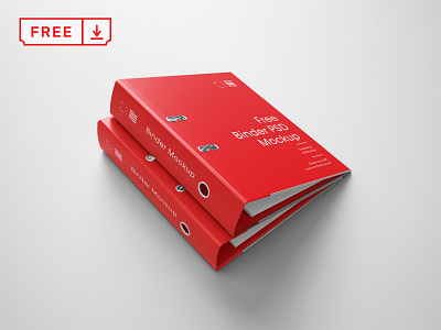 Free Binders Mockup binder branding design download free freebies identity psd stationery template typography