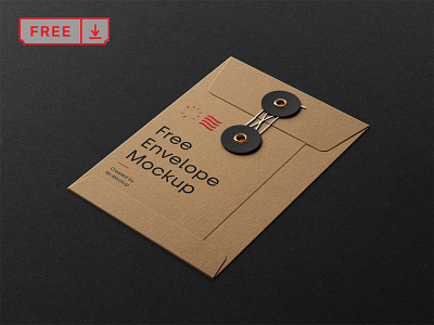 Free String Envelope Mockup