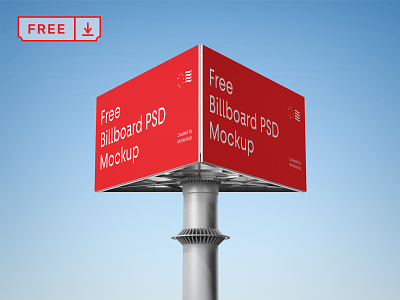 Free Triple Billboard Mockup advertising billboard branding design download free identity logo psd template typography
