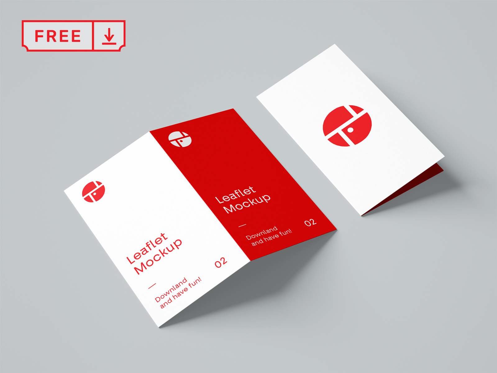 Download Free 2 Fold Brochure Mockup by Mr.Mockup™ on Dribbble