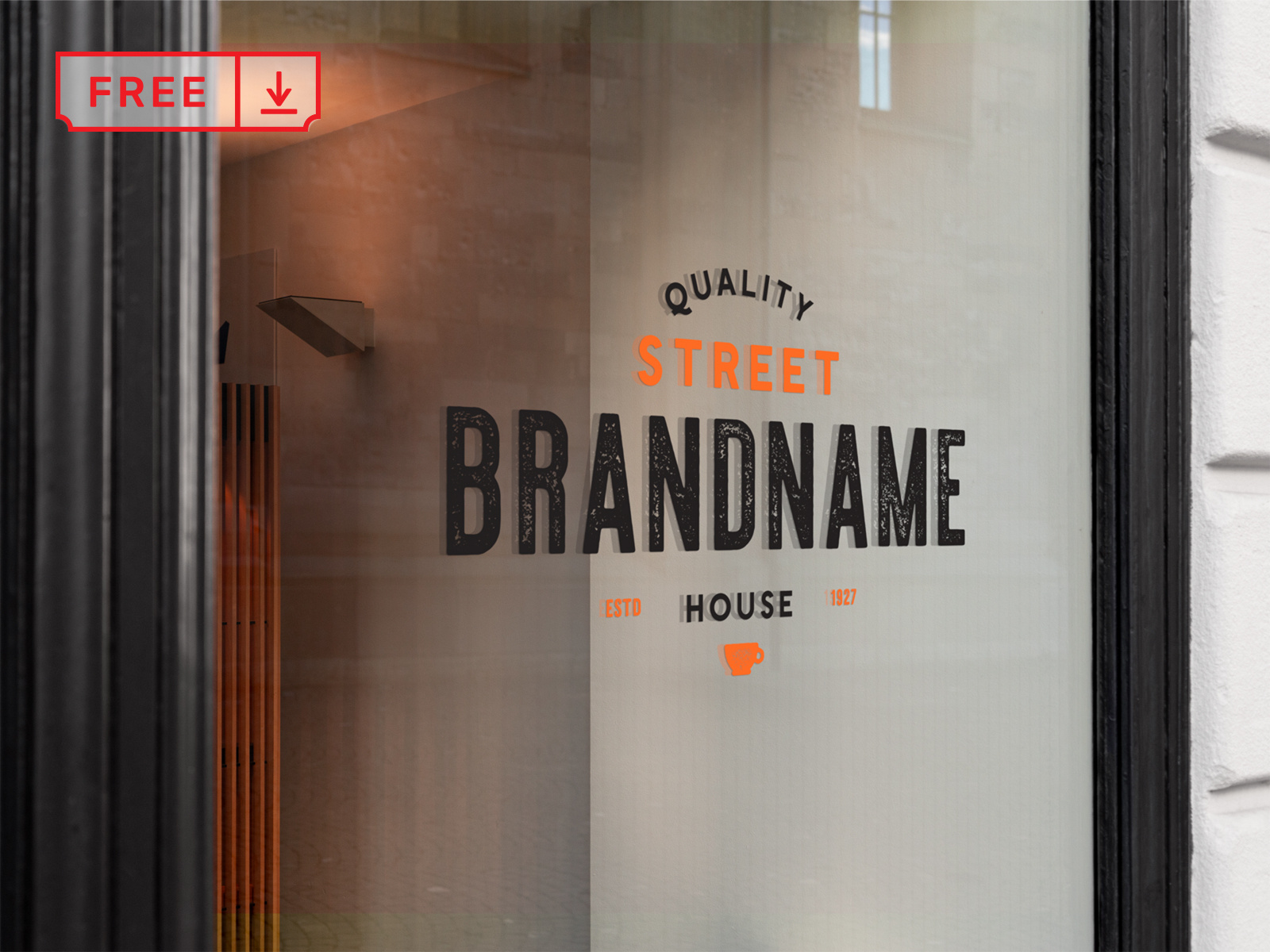 Free Window Sign Mockup by Mr.Mockup™ on Dribbble