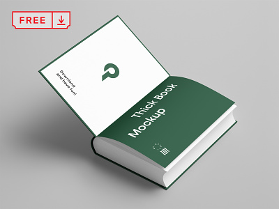 Free Open Book Mockup