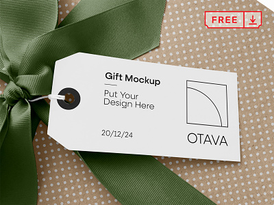 Free Gift Mockup design download font free gift mockup mockups print psd tag template typography