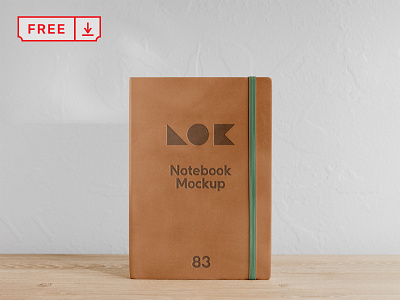 Free Notebook Mockup design download free identity illustration logo notebook print psd stationery typography