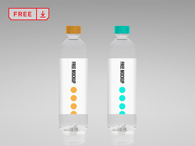 Free Water Bottle Mockup