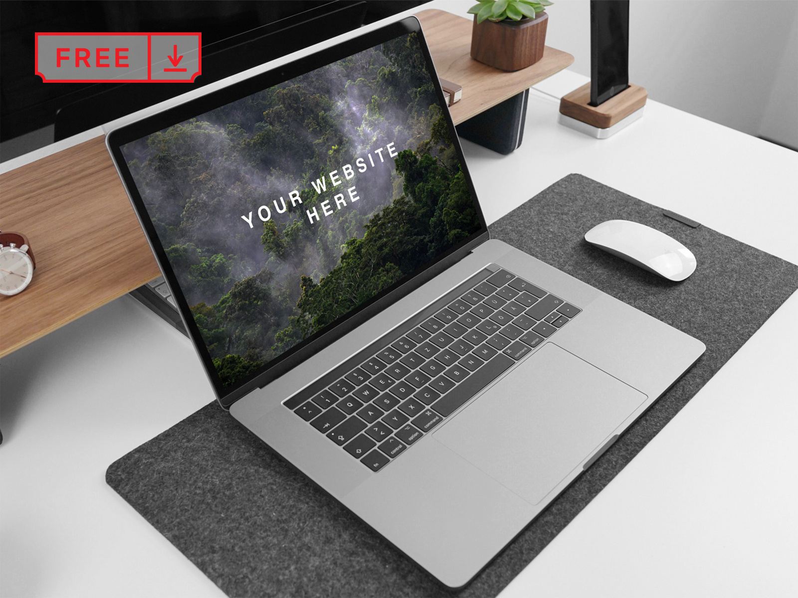 MacBook Pro 15" Mockup webdesign typography identity design template macbook pro psd free download