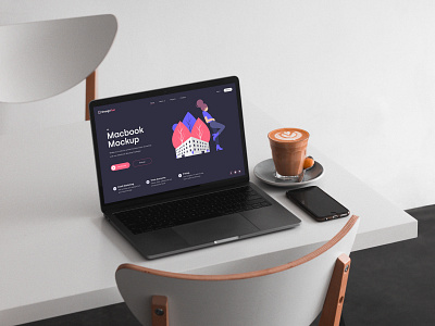 MacBook Pro Mockups PSD Scenes