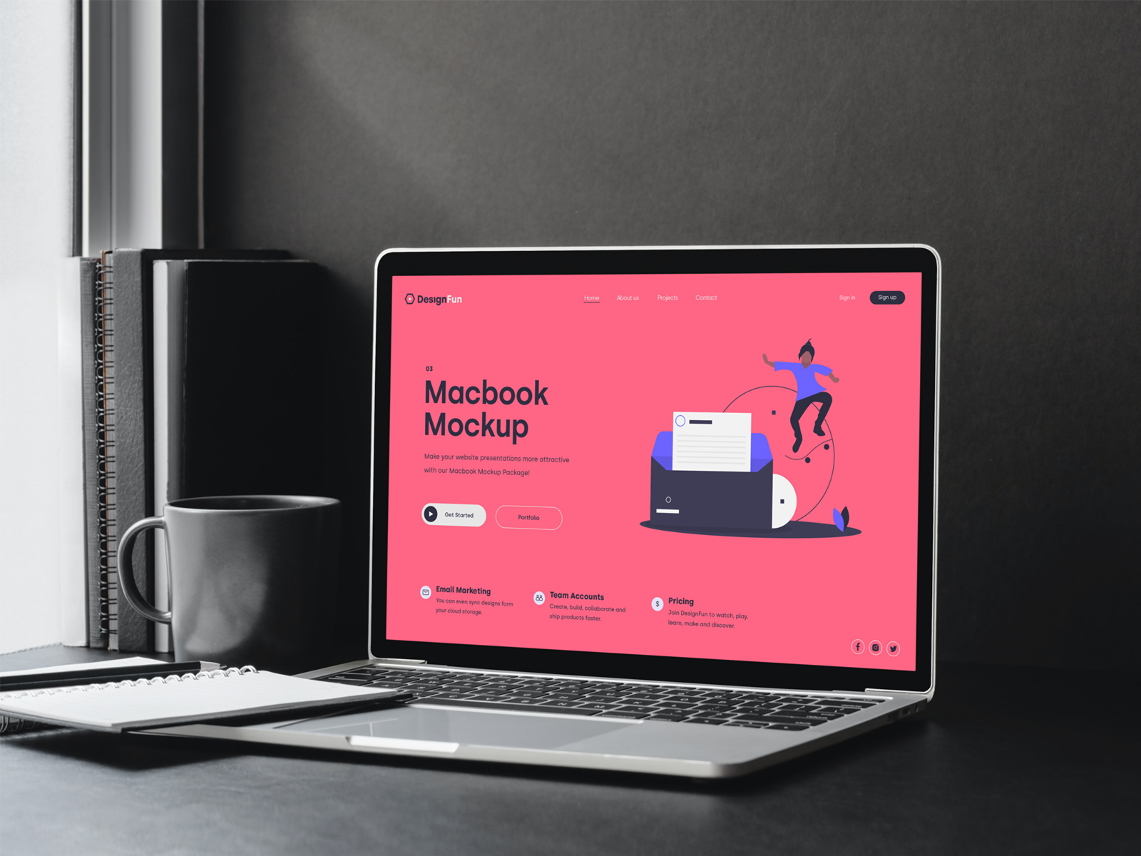 Download MacBook Pro Mockups PSD Scenes by Mr.Mockup™ on Dribbble