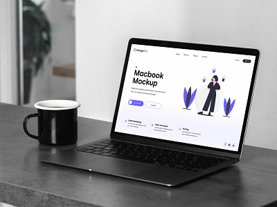 MacBook Pro Mockups PSD Scenes