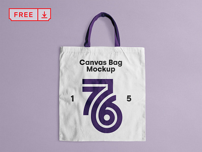 Free Canvas Tote Bag Mockup bag branding canvas design download free identity logo psd stationery typography