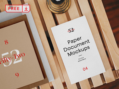 Free Paper Document Mockups branding design document download free identity mockup paper psd stationery template typography