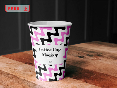 Free Paper Coffee Cup Mockup