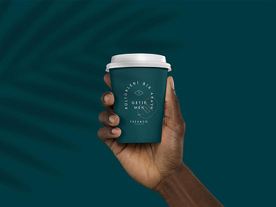 Hand Holding Coffee Cup Mockup branding coffee cup cup design download freebie identity logo print psd template typography