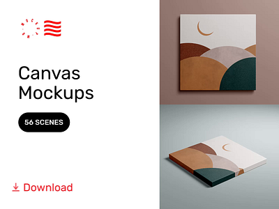 Canvas Mockups artwork branding bundle canvas download frame identity illustration mockup mockups poster print psd stationery template typography