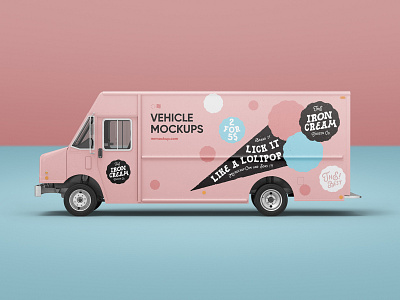 Vehicle Mockups Premade Scene