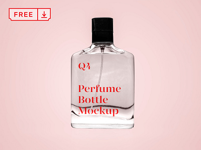 Dribbble Transparent Perfume Mockup bottle branding design download font glass bottle identity logo mockup perfume psd typography