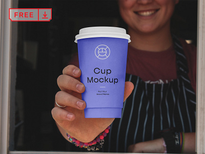 Paper Cafe Cup Mockup branding cafe coffee cup design download free identity logo mockup psd template typography