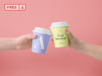 Free Mini Coffe Cup Mockups branding cafe coffee cup design download identity logo mockup print psd typography