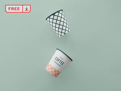 Free Simple Coffee Cup Mockup branding cafe logo cafeteria café coffee cup design download free identity logo mockup print psd typography