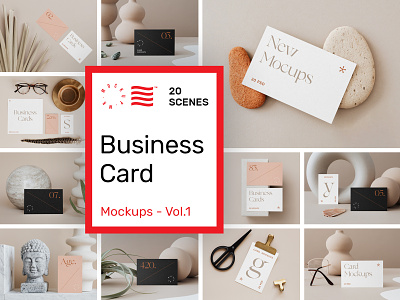 Business Card Mockups Vol.1 branding bundle businesscard corporate design download font icon identity logo logotype mockup print psd stationery template typography