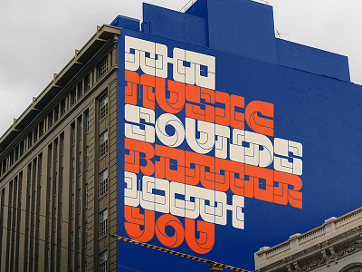 Free Mural PSD Mockup branding building design download free identity mockup mural typography wall