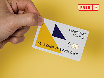 Free Credit Card Mockup creditcard design download free identity paycard psd typography