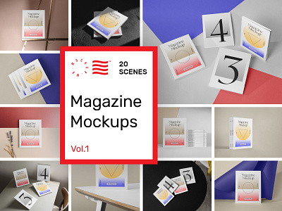 Magazine Mockups Vol.1