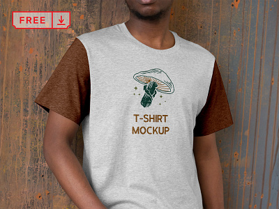 Free Front T-Shirt Mockup branding design download free freebie identity logo psd t shirt typography