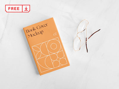 Free Small Book Cover Mockup book branding cover design download free freebie identity logo mockup notebook psd template